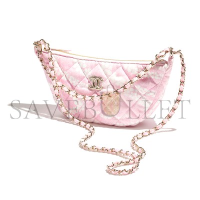 CHANEL LARGE HOBO BAG PRINTED DENIM AS5431 (29*15.5*7.5cm)